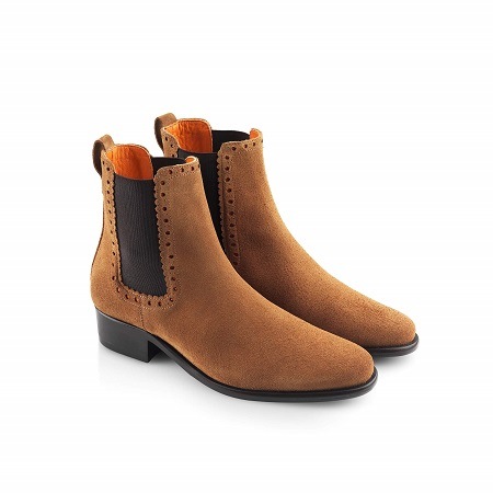 Ladies tan suede store chelsea boots