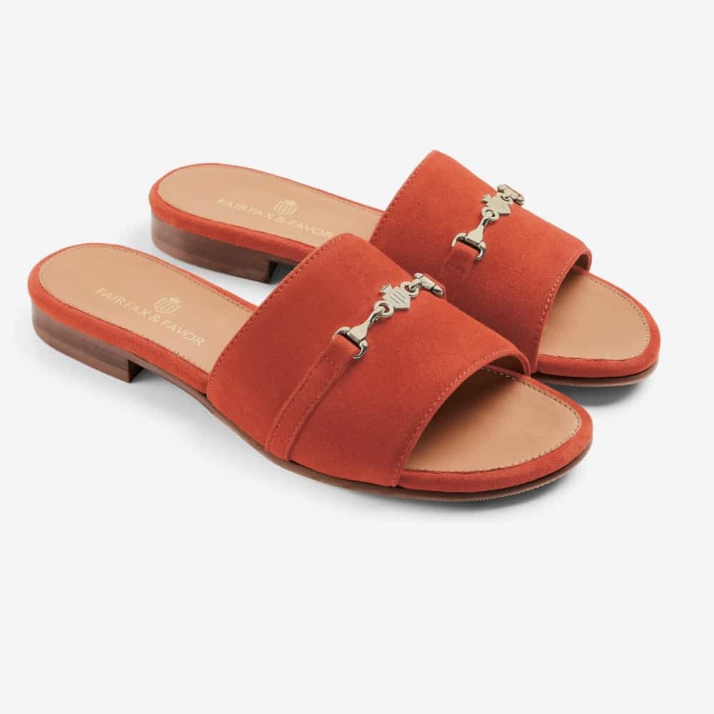 Ladies orange sales sandals uk